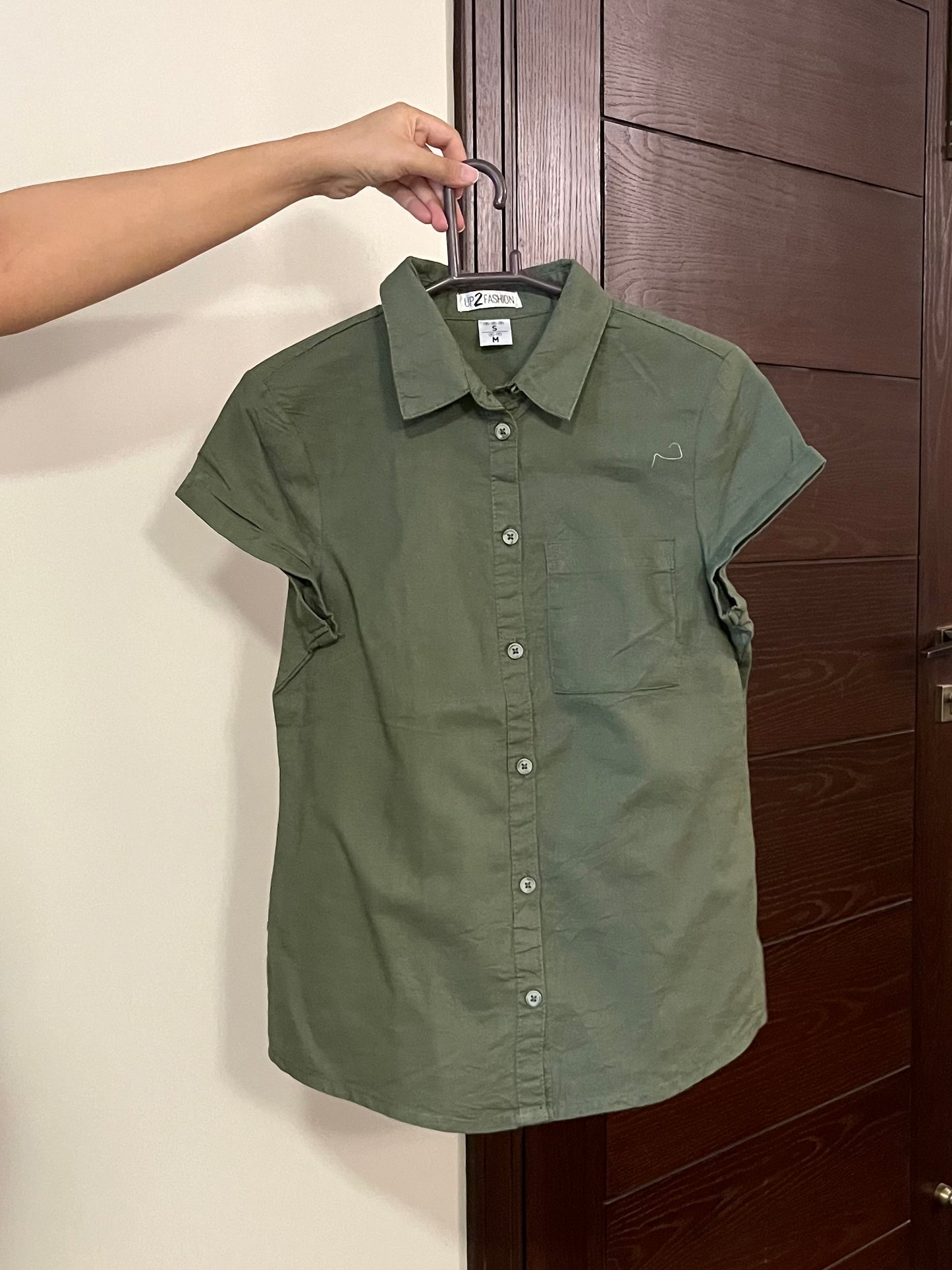 Khaki linen