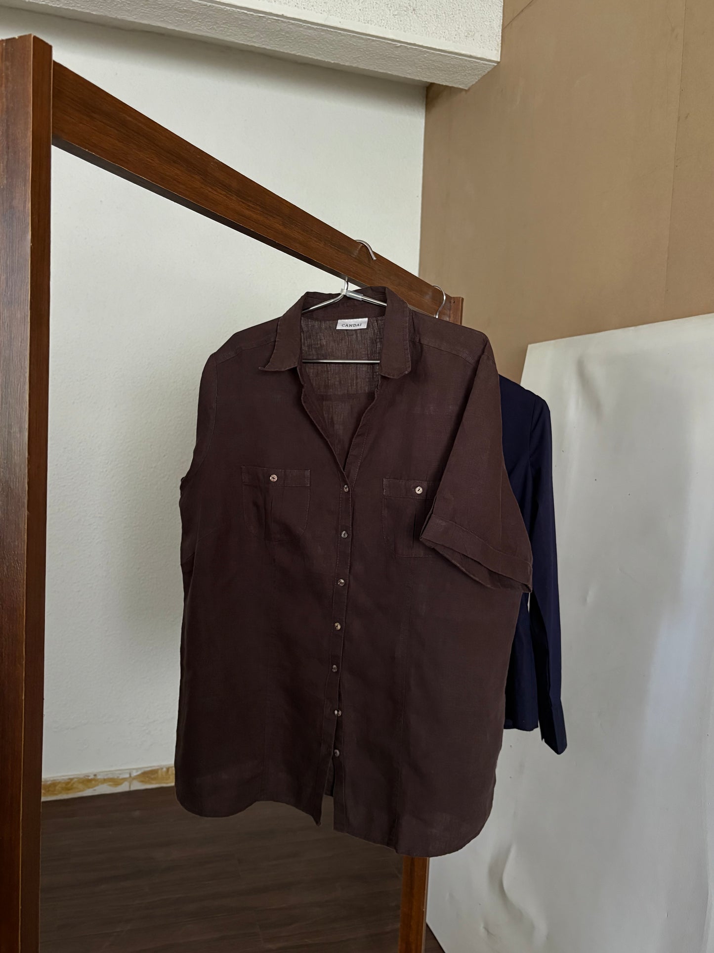 Brown linen