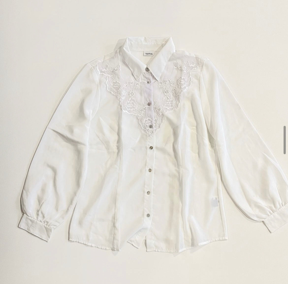 White chiffon