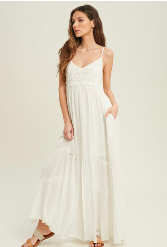 Crochet off white