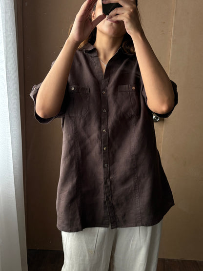Brown linen