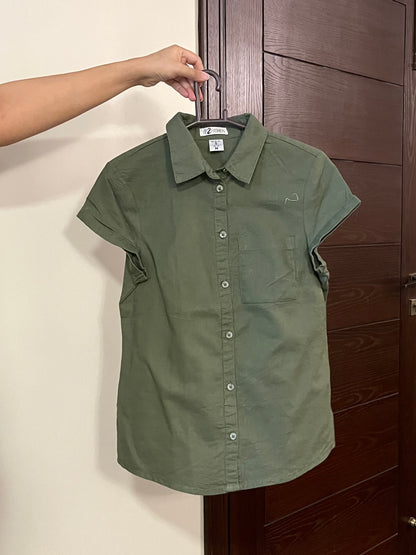 Khaki linen