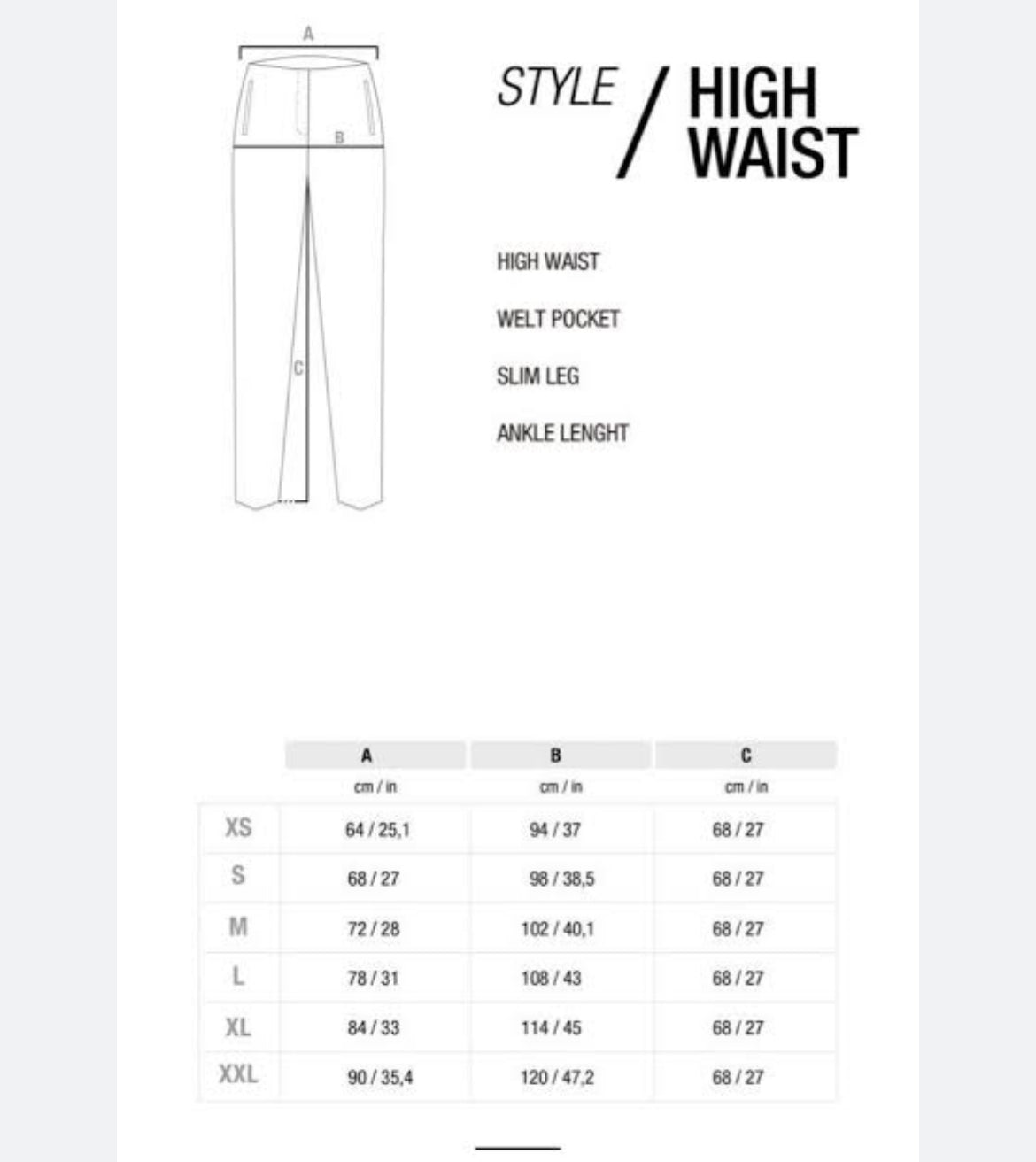 Zara High waist trousers