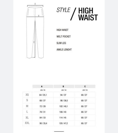 Zara High waist trousers
