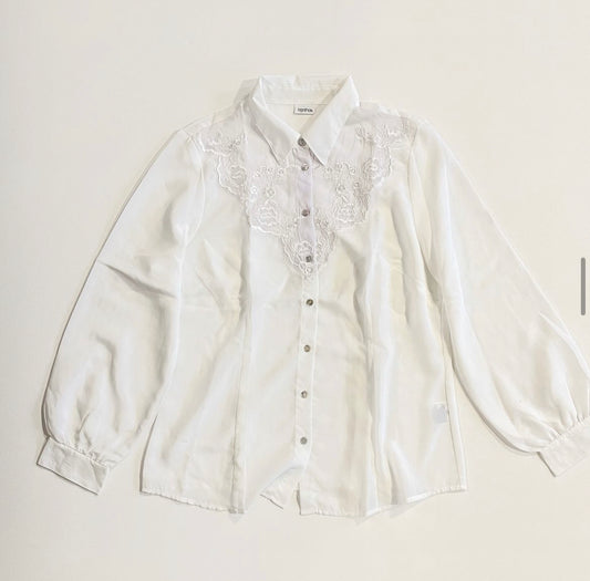 White chiffon